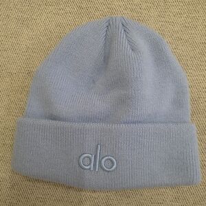ALO Yoga Light Blue Beanie